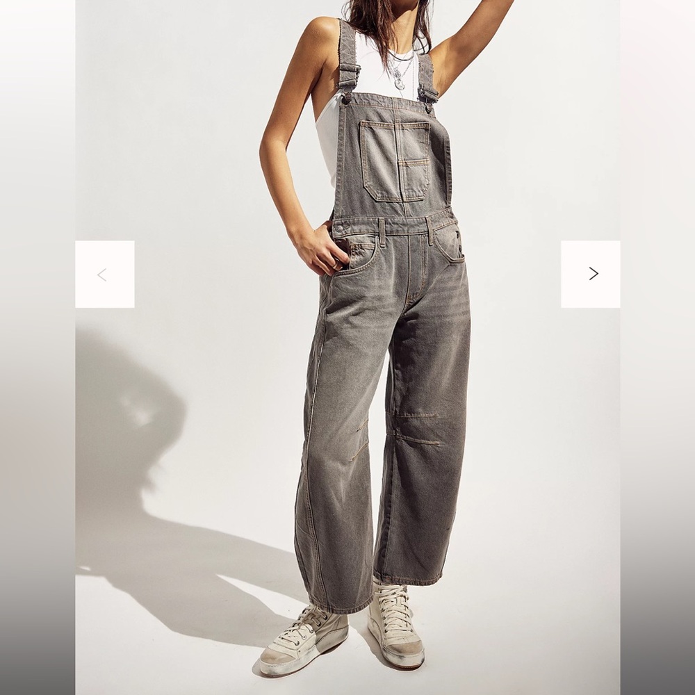 Free People Good Luck Overalls We The Free Barrell Overalls